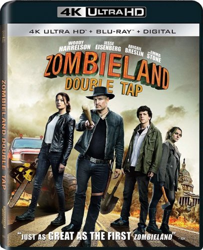 Постер к фильму Zомбилэнд: Контрольный выстрел / Zombieland: Double Tap (2019) UHD BDRemux 2160p от селезень | 4K | HDR | Дублированный