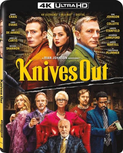 Постер к фильму Достать ножи / Knives Out (2019) UHD BDRemux 2160p от селезень | 4K | HDR | D, P, A | iTunes