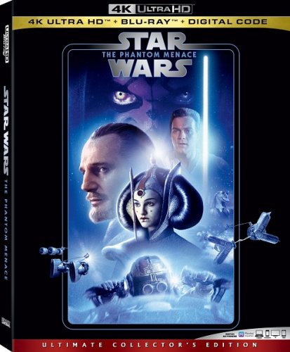 Постер к фильму Звездные войны: Эпизод 1 - Скрытая угроза / Star Wars: Episode I - The Phantom Menace (1999) UHD BDRemux 2160p от селезень | 4K | HDR | Лицензия