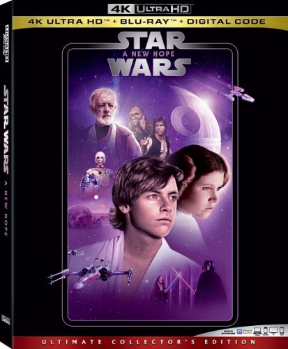 Постер к фильму Звездные войны. Эпизод 4: Новая Надежда / Star Wars Episode IV - A New Hope (1977) UHD BDRemux 2160p от селезень | 4K | HDR | Лицензия