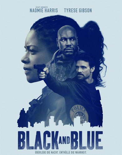Постер к фильму Чёрный и синий / Black and Blue (2019) BDRip 1080p от селезень | Лицензия