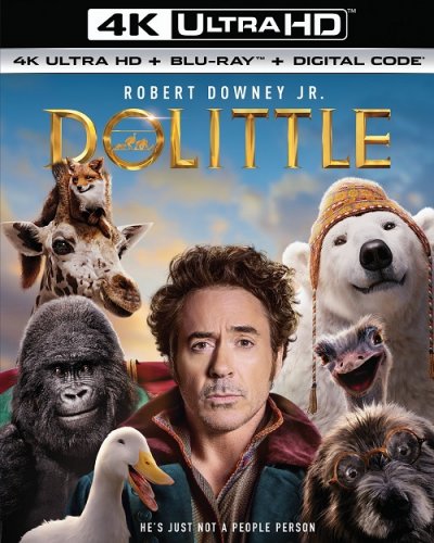 Постер к фильму Удивительное путешествие доктора Дулиттла / Dolittle (2020) UHD BDRemux 2160p от селезень | 4K | HDR | D, P | Лицензия