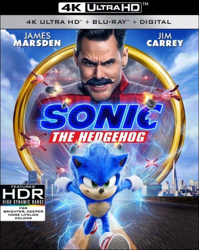 Постер к фильму Соник в кино / Sonic the Hedgehog (2020) UHD BDRemux 2160p от селезень | 4K | HDR | Dolby Vision TV | Лицензия