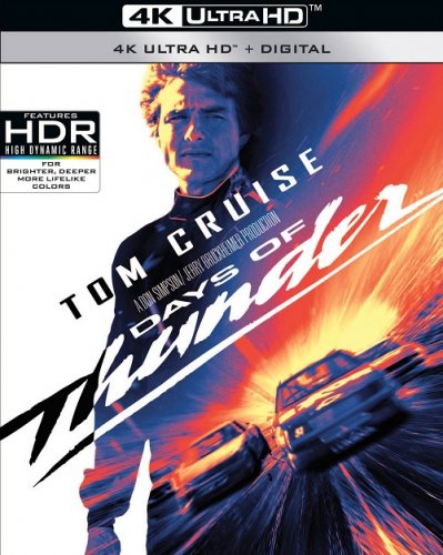 Постер к фильму Дни грома / Days of Thunder (1990) UHD BDRemux 2160p от селезень | 4K | HDR | Dolby Vision TV | P