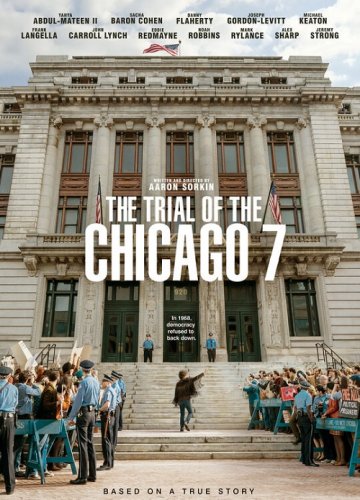 Постер к фильму Суд над чикагской семёркой / The Trial of the Chicago 7 (2020) WEB-DL-HEVC 1080p от селезень | HDR | Netflix