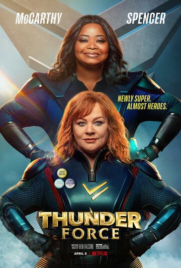 Постер к фильму Сила Грома / Thunder Force (2021) WEB-DL 720p от селезень | Netflix