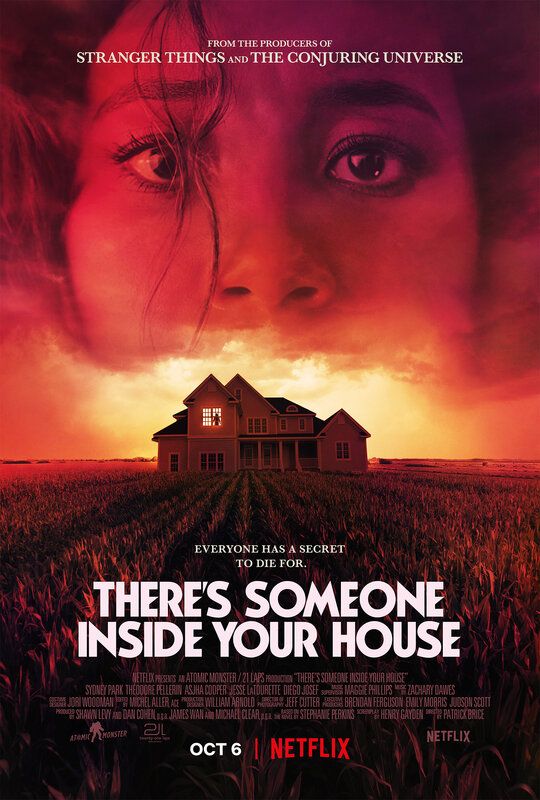 Постер к фильму В твоем доме кто-то есть / There's Someone Inside Your House (2021) WEB-DL 1080p от селезень | Netflix