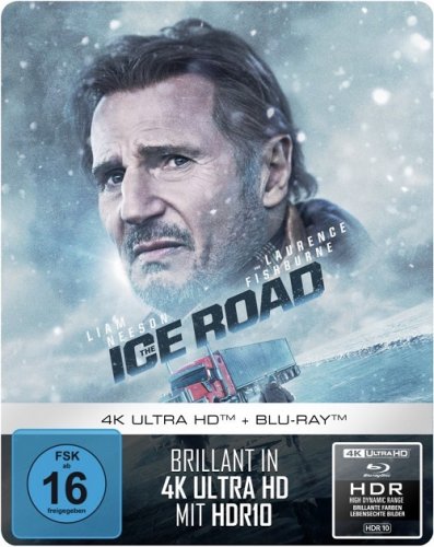 Постер к фильму Ледяной драйв / The Ice Road (2021) UHD BDRip-HEVC 2160p от селезень | 4K | HDR | D