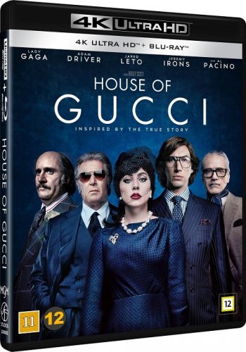 Постер к фильму Дом Gucci / House of Gucci (2021) UHD BDRemux 2160p от селезень | 4K | HDR | D