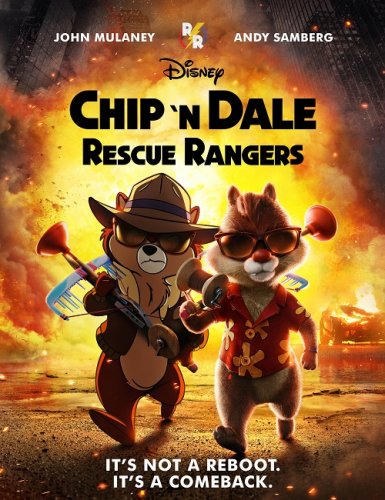 Постер к фильму Чип и Дейл спешат на помощь / Chip 'n Dale: Rescue Rangers (2022) WEB-DL 1080p от селезень | P