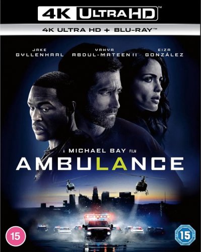Постер к фильму Скорая / Ambulance (2022) UHD BDRemux 2160p от селезень | 4K | HDR | Dolby Vision Profile 8 | D, P, A