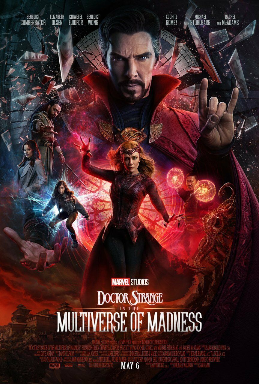 Постер к фильму Доктор Стрэндж: В мультивселенной безумия / Doctor Strange in the Multiverse of Madness (2022) UHD WEB-DL-HEVC 2160p от селезень | 4K | HDR | D, P, A | IMAX