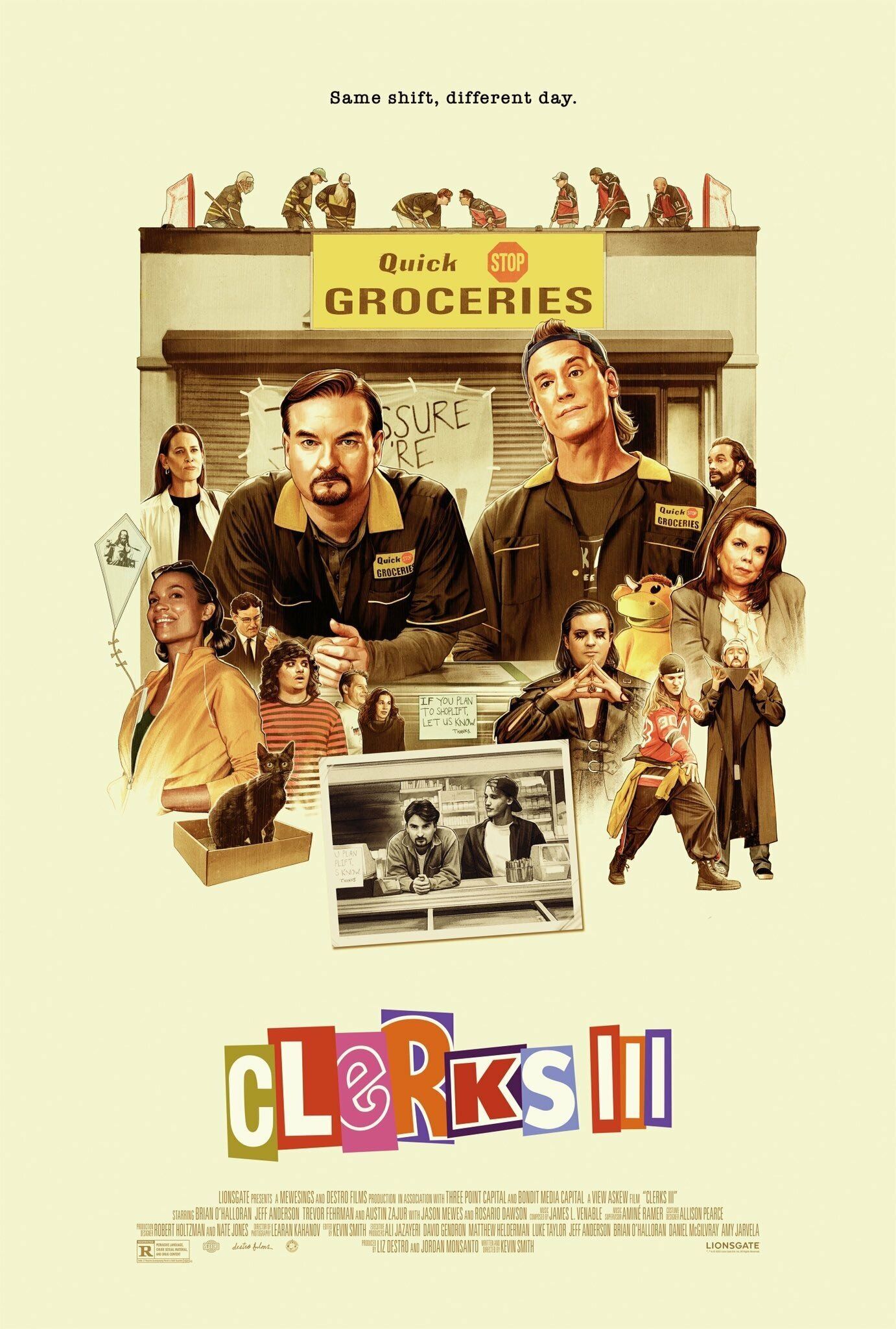 Постер к фильму Клерки 3 / Clerks III (2022) UHD BDRemux 2160p от селезень | 4K | HDR | P, A