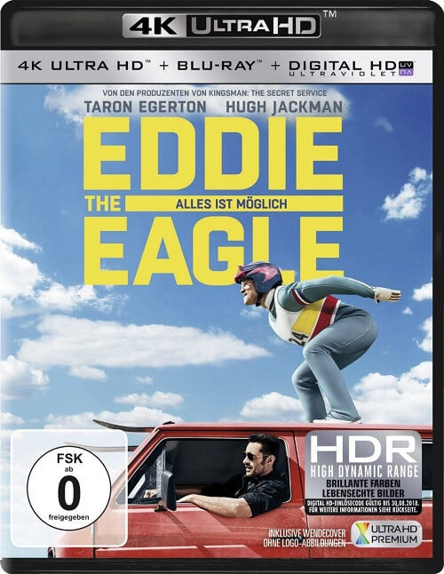 Эдди «Орёл» / Eddie the Eagle (2015) UHD BDRemux 2160p от селезень | 4K | HDR | D | Лицензия