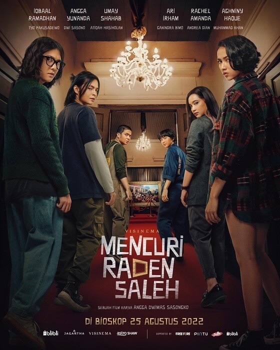 Постер к фильму Похищение Радена Салеха / Mencuri Raden Saleh (2022) WEB-DLRip-AVC от DoMiNo & селезень | P