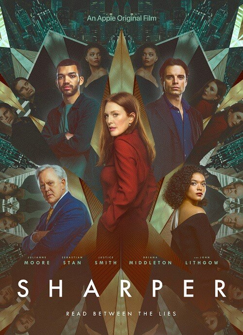 Постер к фильму Аферисты / Sharper (2023) WEB-DLRip-AVC от DoMiNo & селезень | D