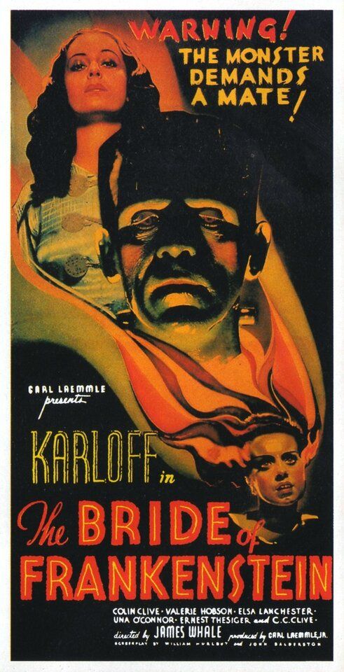 Постер к фильму Невеста Франкенштейна / Bride of Frankenstein (1935) UHD BDRemux 2160p от селезень | 4K | HDR | P, P2