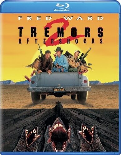 Постер к фильму Дрожь земли 2: Повторный удар / Tremors 2: Aftershocks (1996) HDRip-AVC от DoMiNo & селезень | D