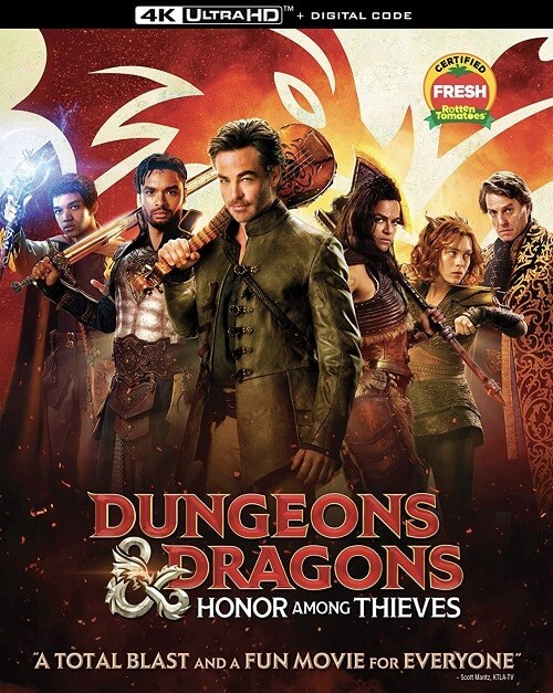 Постер к фильму Подземелья и драконы: Честь среди воров / Dungeons & Dragons: Honor Among Thieves (2023) UHD BDRemux 2160p от селезень | 4K | HDR | Dolby Vision Profile 8 | D, P, A