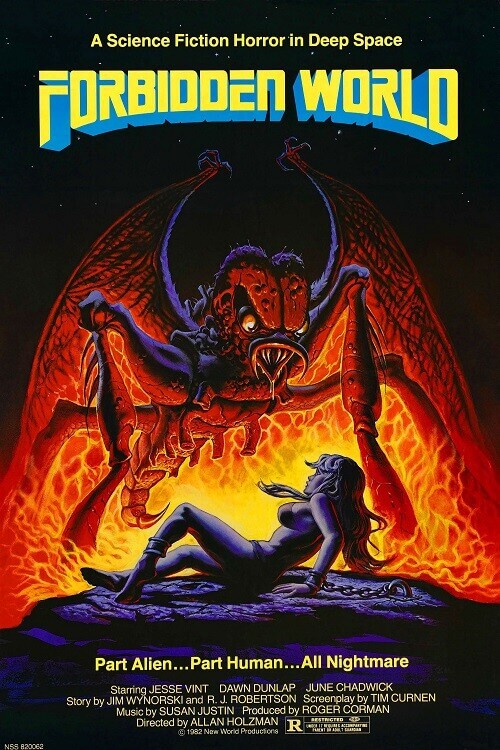 Постер к фильму Запретный мир / Forbidden World (1982) BDRip 720p от DoMiNo & селезень | A | Режиссерская версия