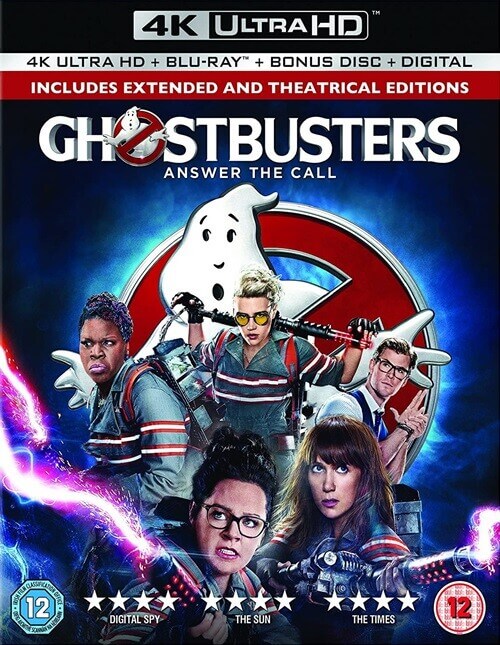 Постер к фильму Охотники за привидениями / Ghostbusters (2016) UHD BDRemux 2160p от селезень | 4K | HDR | Extended Cut | D |  Лицензия