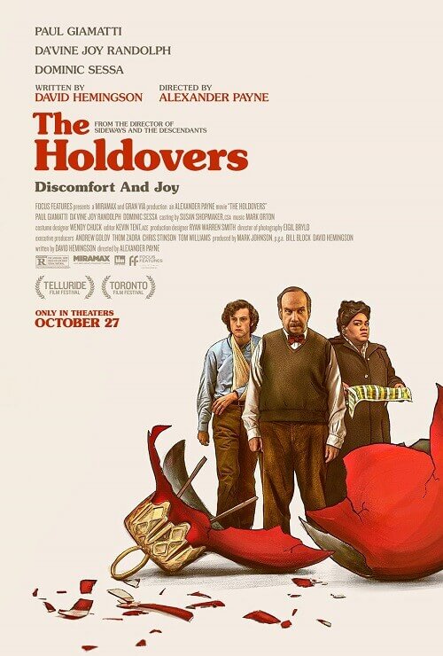 Постер к фильму Оставленные / The Holdovers (2023) WEB-DL 1080p от селезень | P