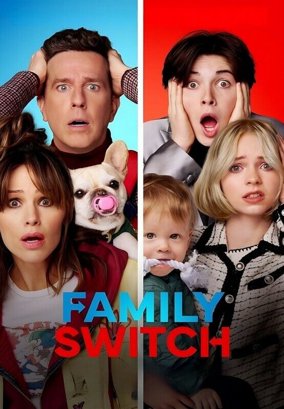 Постер к фильму Семейный обмен / Family Switch (2023) WEB-DLRip-AVC от DoMiNo & селезень | P, P2
