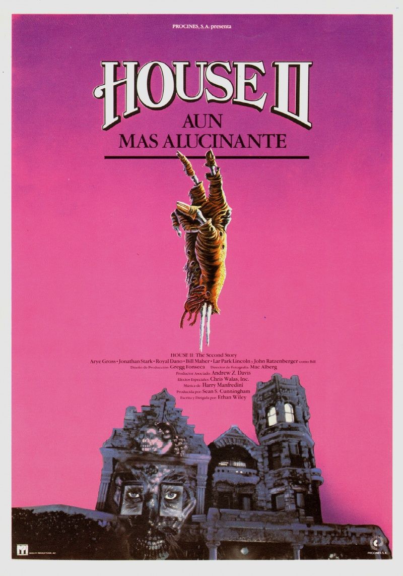 Постер к фильму Дом 2: Проклятая обитель / House II: The Second Story (1987) UHD BDRemux 2160p от селезень | 4K | HDR | P