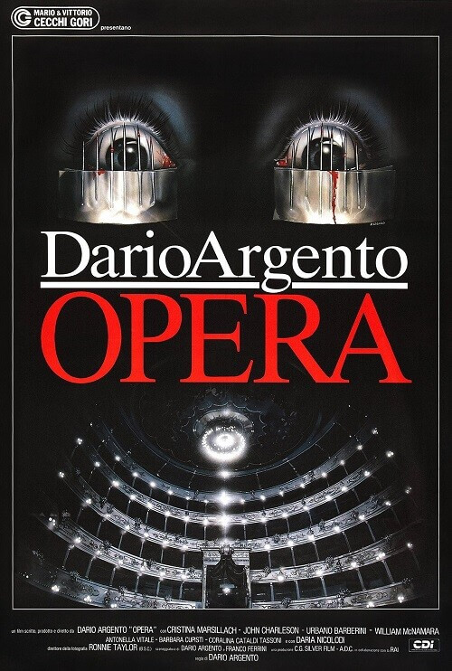Постер к фильму Ужас в опере / Opera (1987) BDRip 720p | P, P2, A, L1 | Open Matte | Расширенная версия