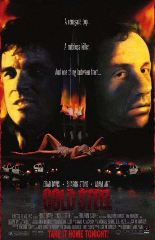 Постер к фильму Холодная сталь / Cold Steel (1987) BDRip 720p от DoMiNo & селезень | P2, A